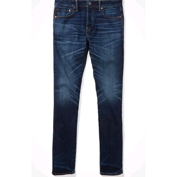 AE 77 American Eagle The Classic Japanese Selvedge Button Fly Jeans Women 32x32